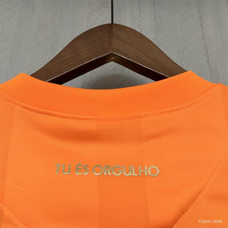 2010 Retro Corinthians Goalkeeper Orange Jersey 1:1 Thai Quality