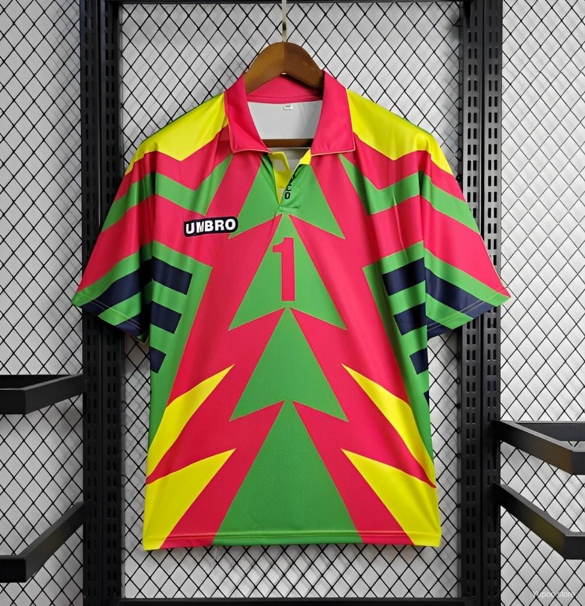1998 Retro Mexico CAMPOS 1 WORLD CUP HOME Jersey