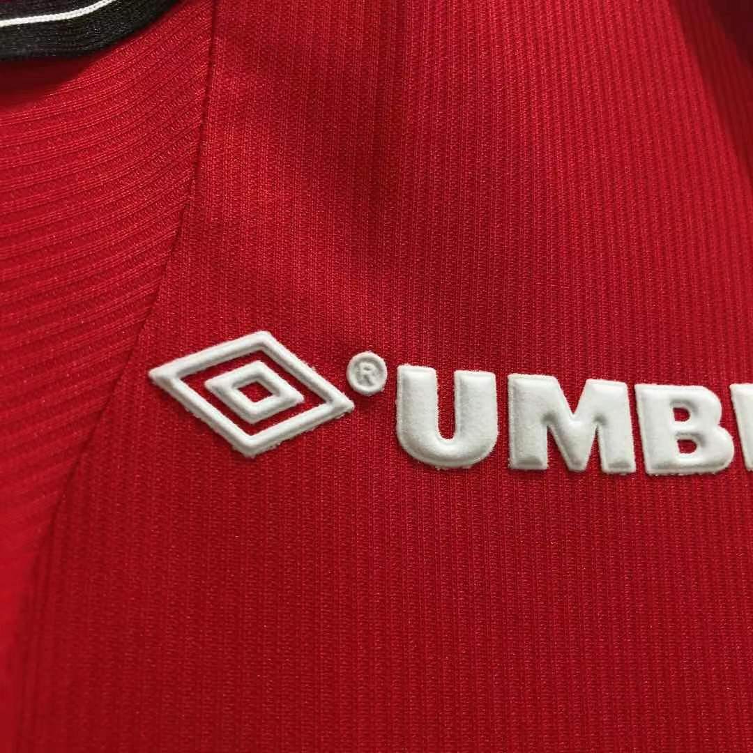 1998-99 Retro Manchester United Home Football Jersey 1:1 Thai Quality