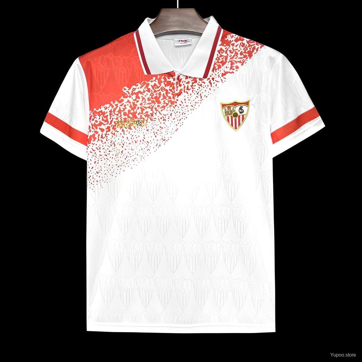 Retro 93/94 Sevilla FC Home Jersey 1:1 Thai Quality