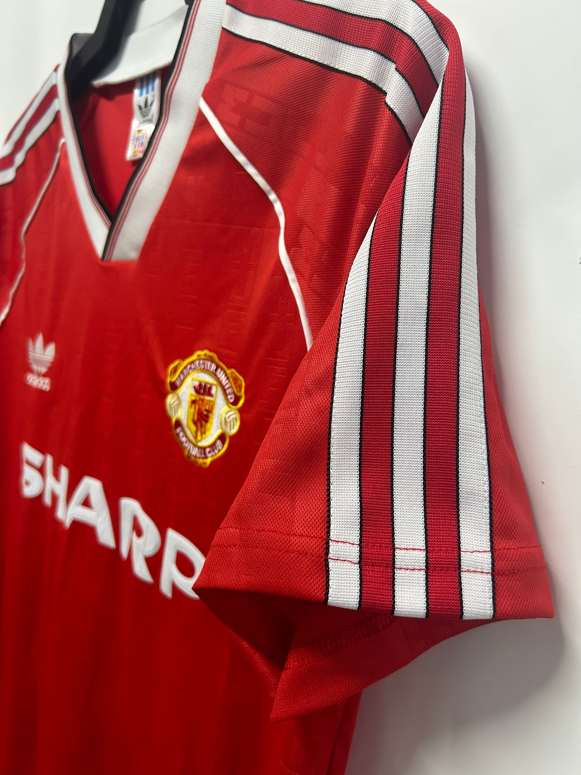 1998-90 Retro Manchester United Home Football Jersey 1:1 Thai Quality