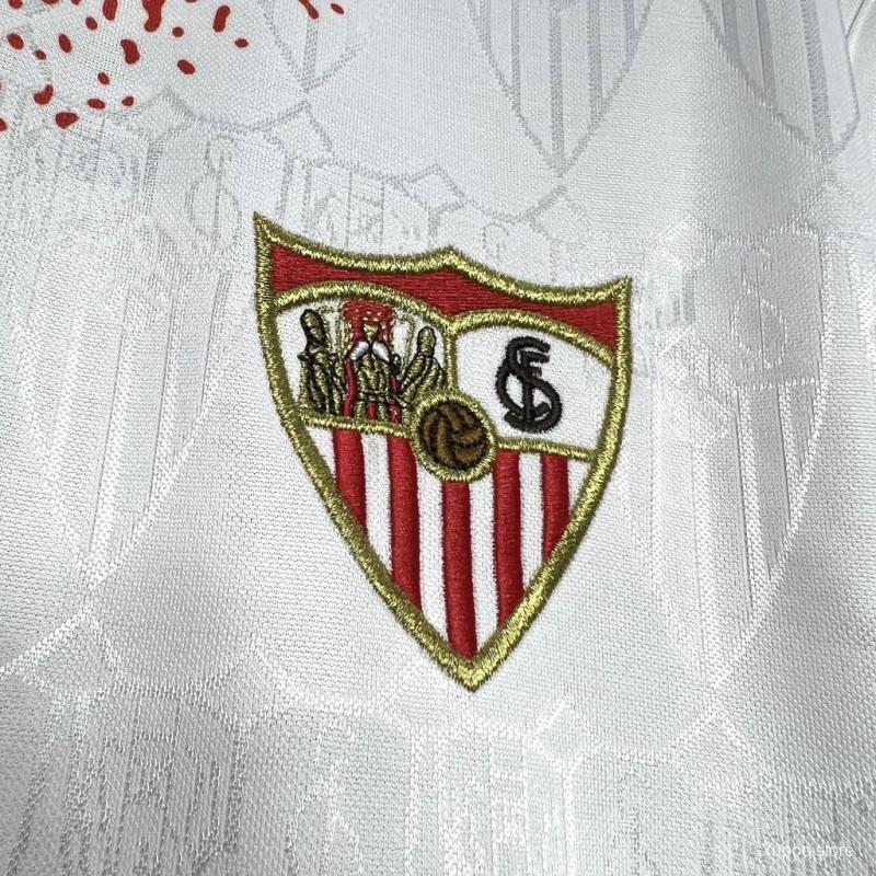 Retro 93/94 Sevilla FC Home Jersey 1:1 Thai Quality