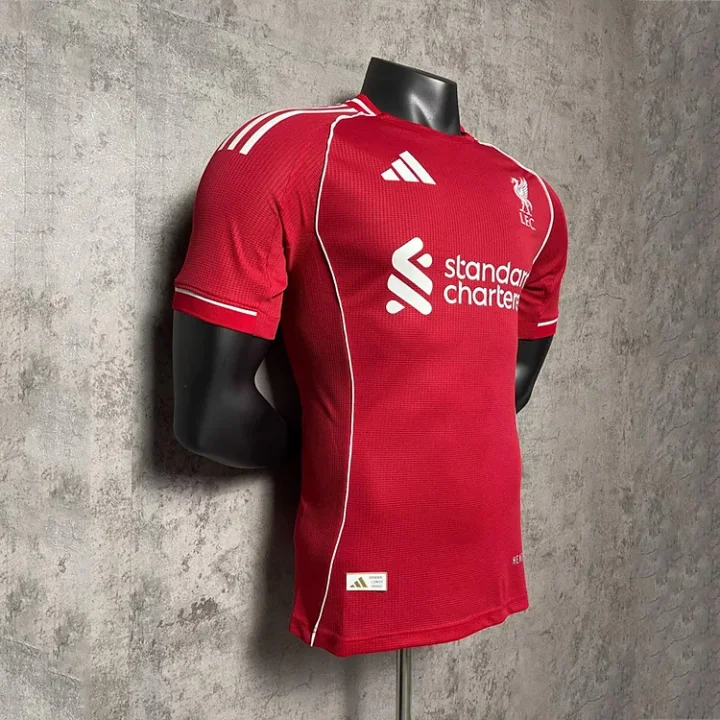 player version 25/26 LFC Home Football Jersey 1:1 Thai Quality
