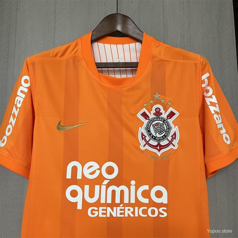 2010 Retro Corinthians Goalkeeper Orange Jersey 1:1 Thai Quality
