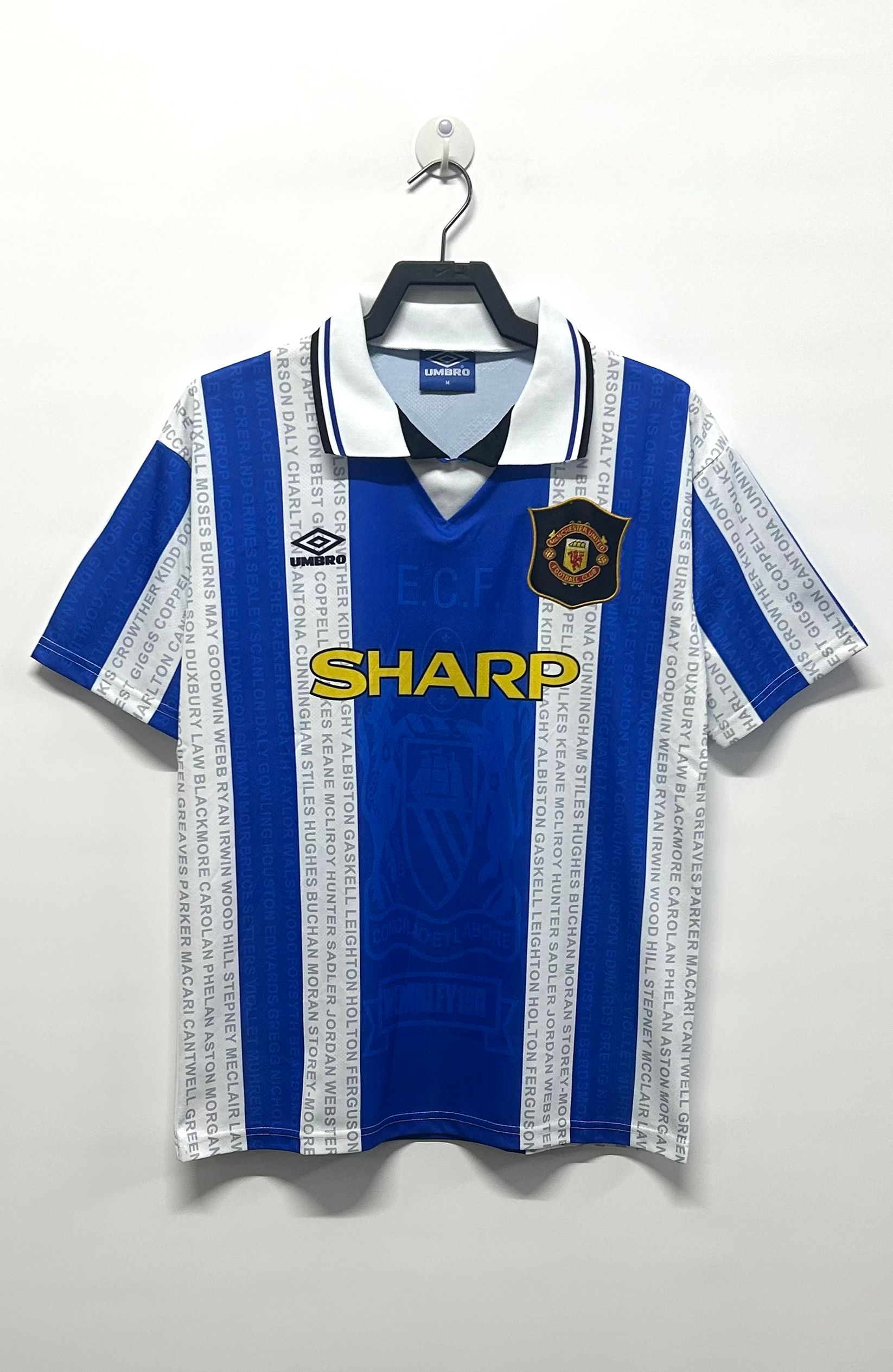 1994-96 Retro Manchester United Second Away Football Jersey 1:1 Thai Quality