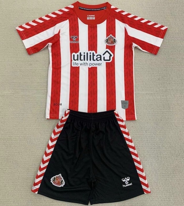 2024/2025 Sunderland Home Football Shirt 1:1 Thai Quality Kids Size