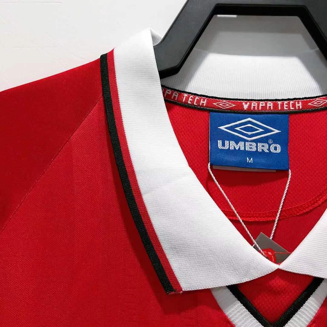 99/00 Retro Manchester United Home Football Jersey 1:1 Thai Quality