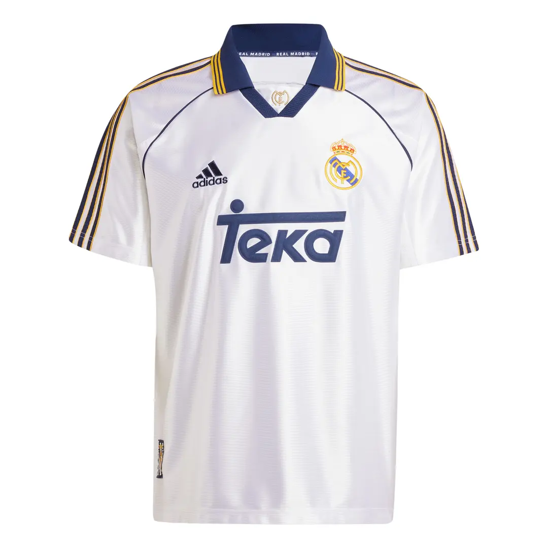 Real Madrid 1999 Home Remake Kit 1:1 Thai quality