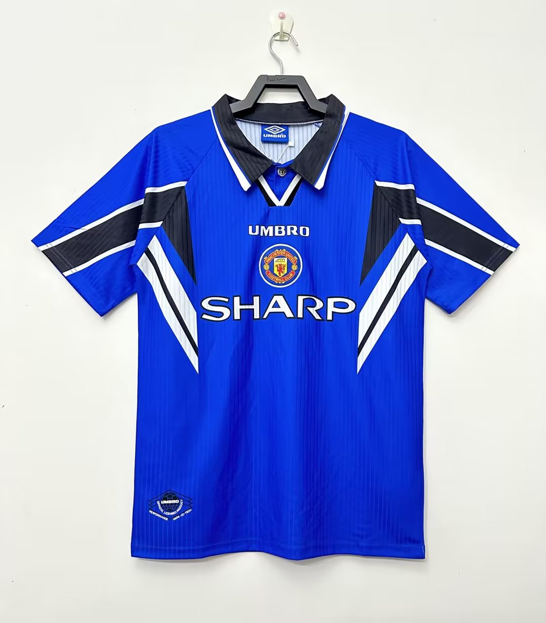 1996-98 retro Manchester United second away football jersey 1:1 Thai quality