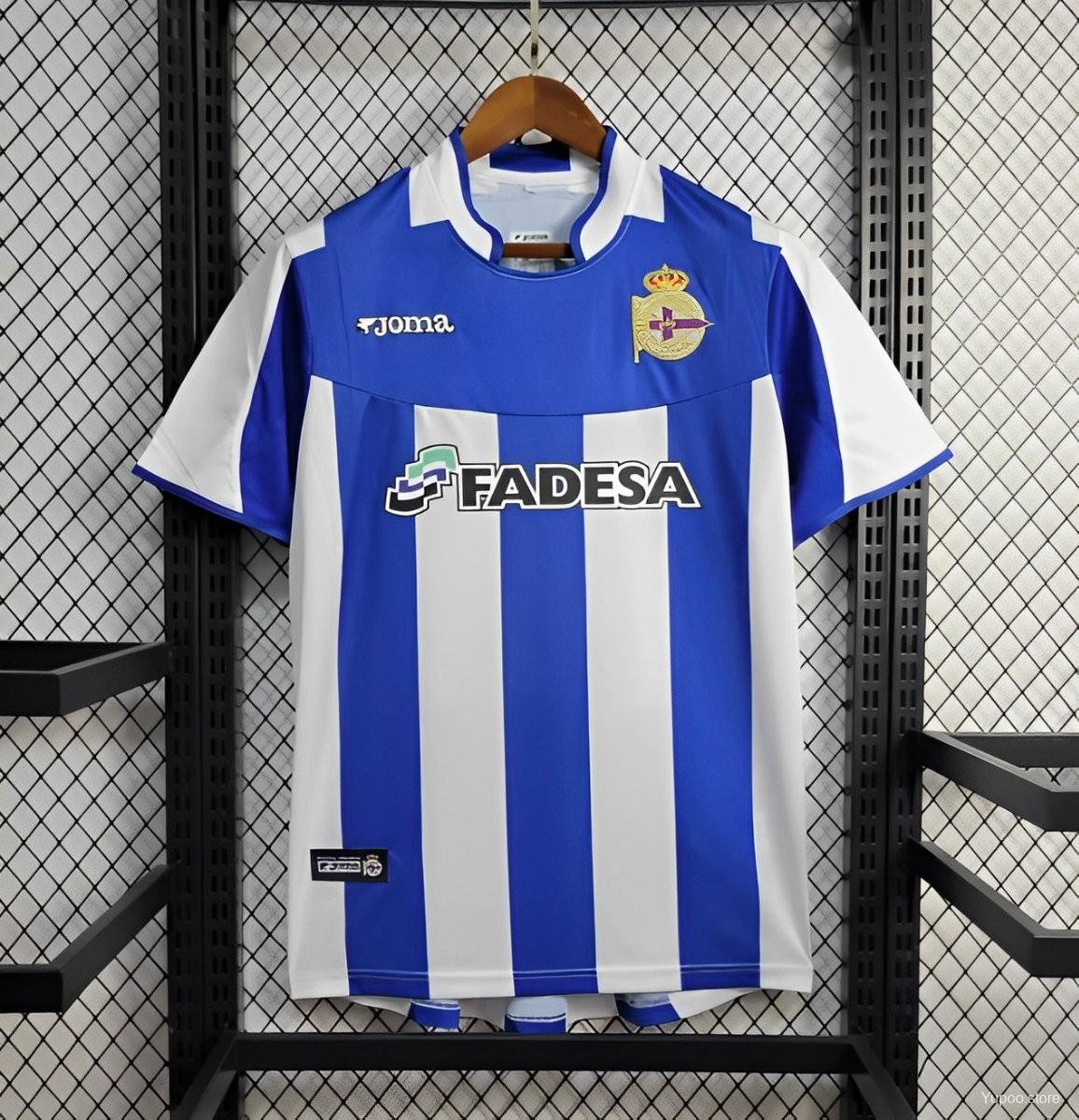 Retro 03/04 Deportivo La Coruna Home Jersey 1:1 Thai Quality
