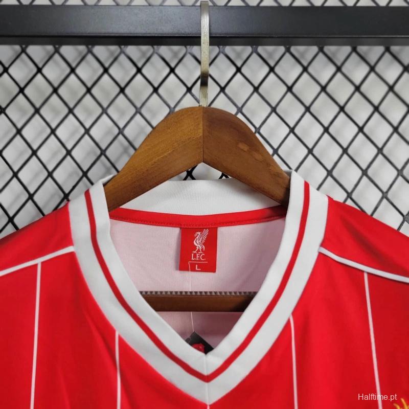 81/84 Retro LFC Home Football Shirt 1:1 Thai Quality
