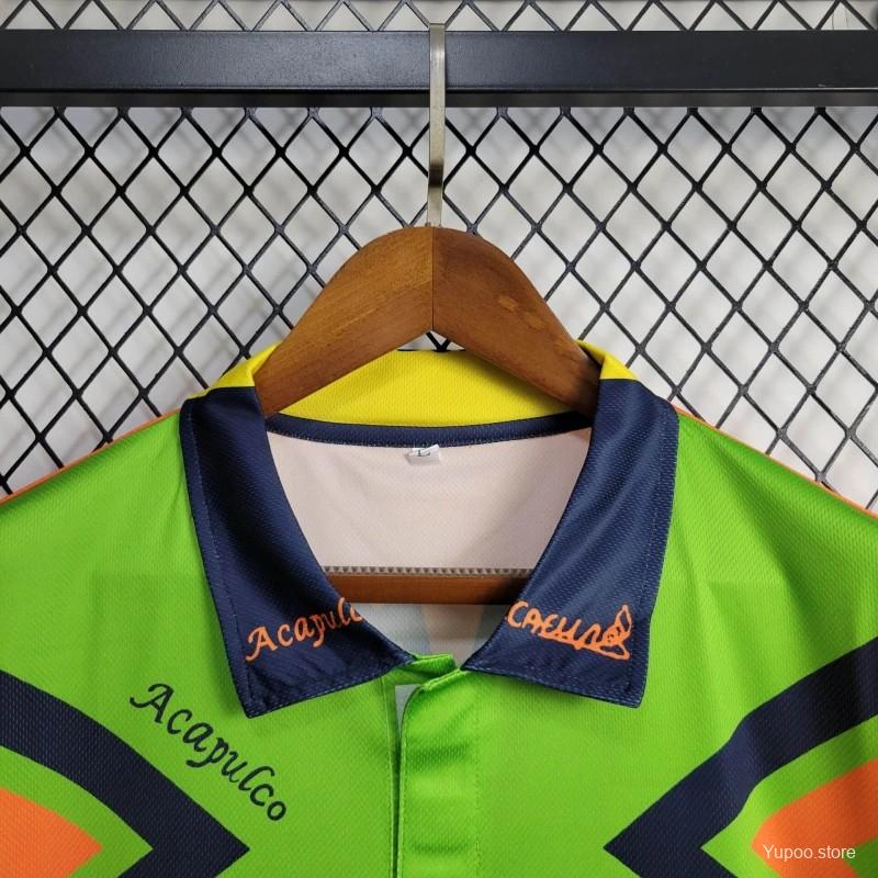 1994 Retro Mexico Jorge Campos Home Green Goalkeeper