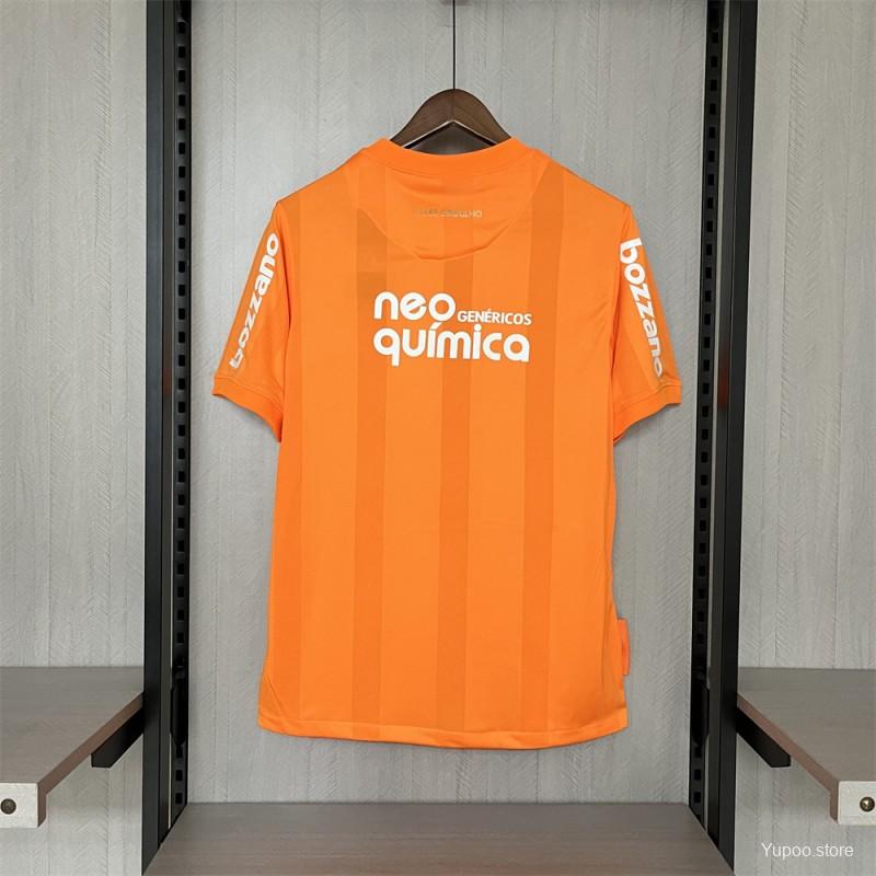 2010 Retro Corinthians Goalkeeper Orange Jersey 1:1 Thai Quality