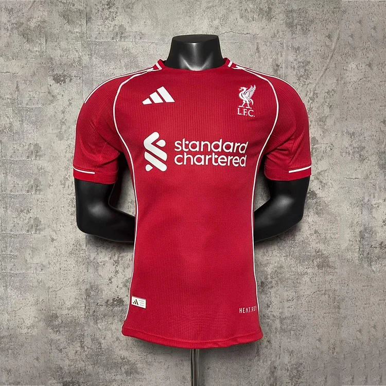 player version 25/26 LFC Home Football Jersey 1:1 Thai Quality