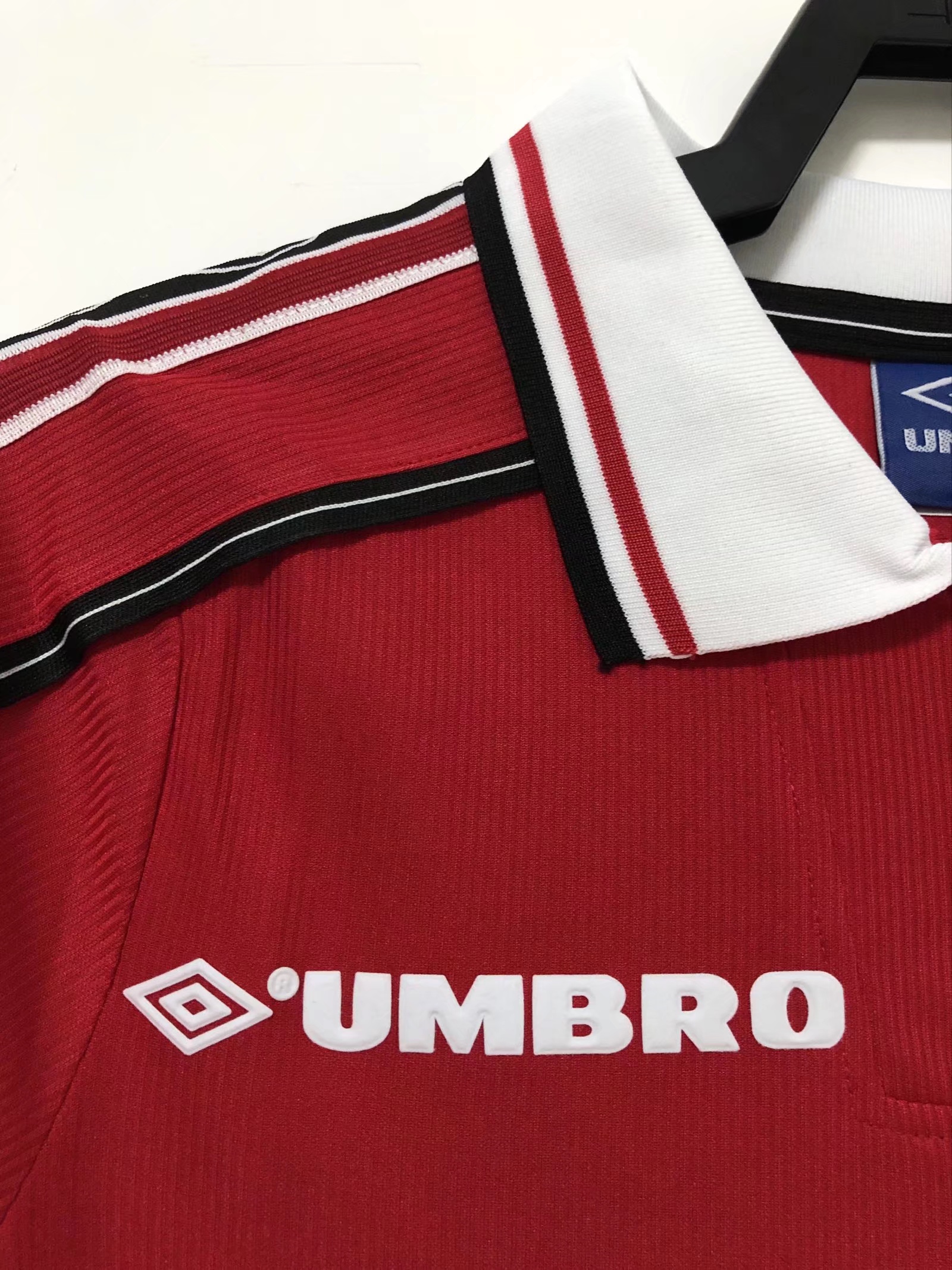 1998 Retro Manchester United Home Long Sleeve Football Jersey 1:1 Thai Quality