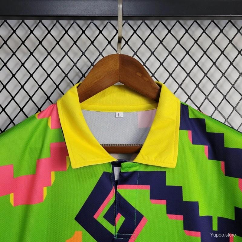 1995 Retro  Mexico Goalkeeper Campos Jersey