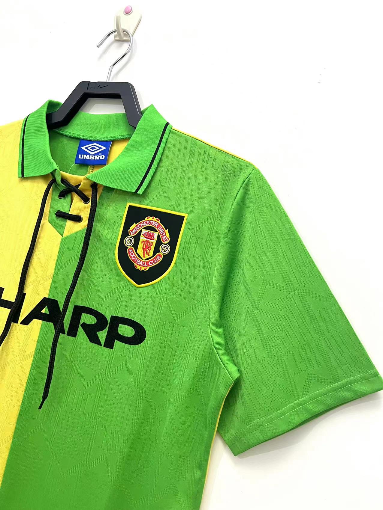 92/94 Retro Manchester United Away Football Jersey 1:1 Thai Quality