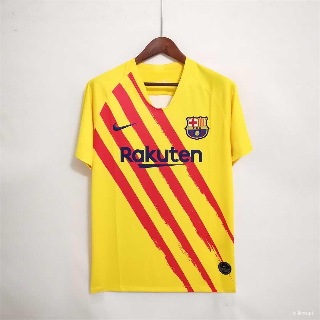 19/20 Retro Barcelona Fourth Away Football Shirt 1:1 Thai Quality