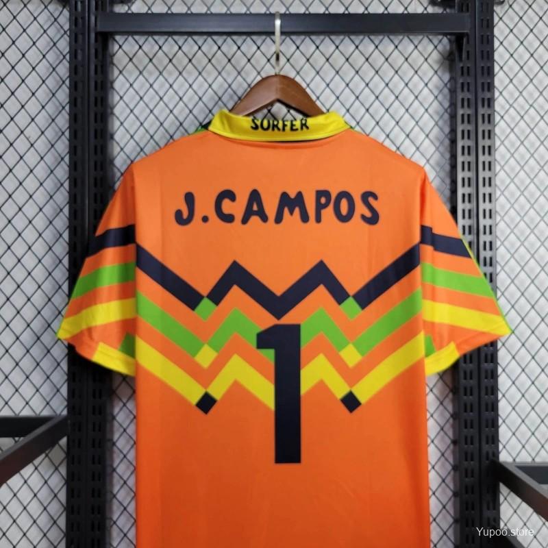 1994 Retro Mexico Jorge Campos Home Green Goalkeeper