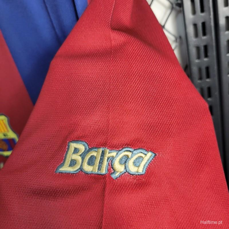 98/99 Retro Barcelona Home Football Shirt 1:1 Thai Quality
