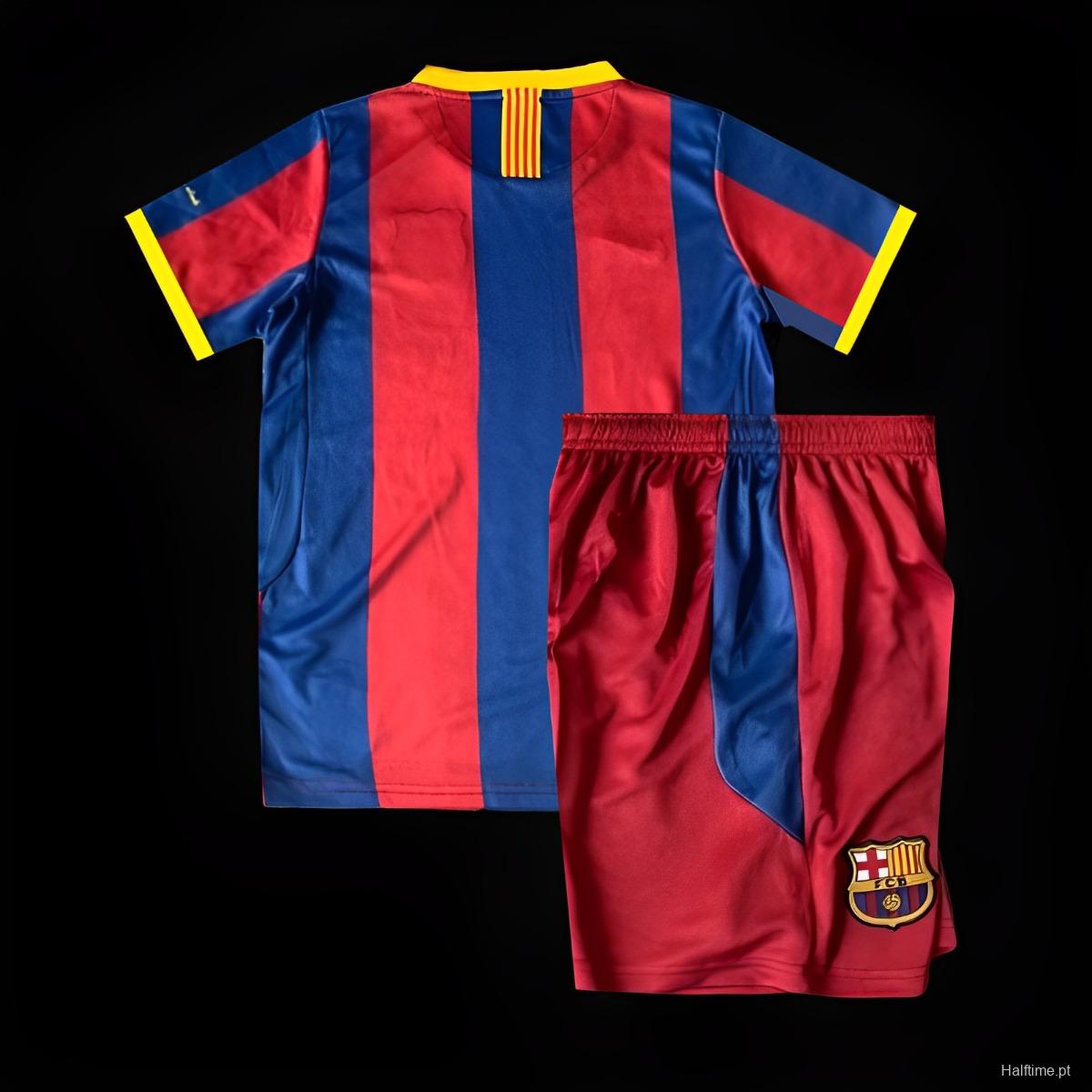 Retro Kids 10/11 Barcelona Home Jersey 1:1 Thai Quality