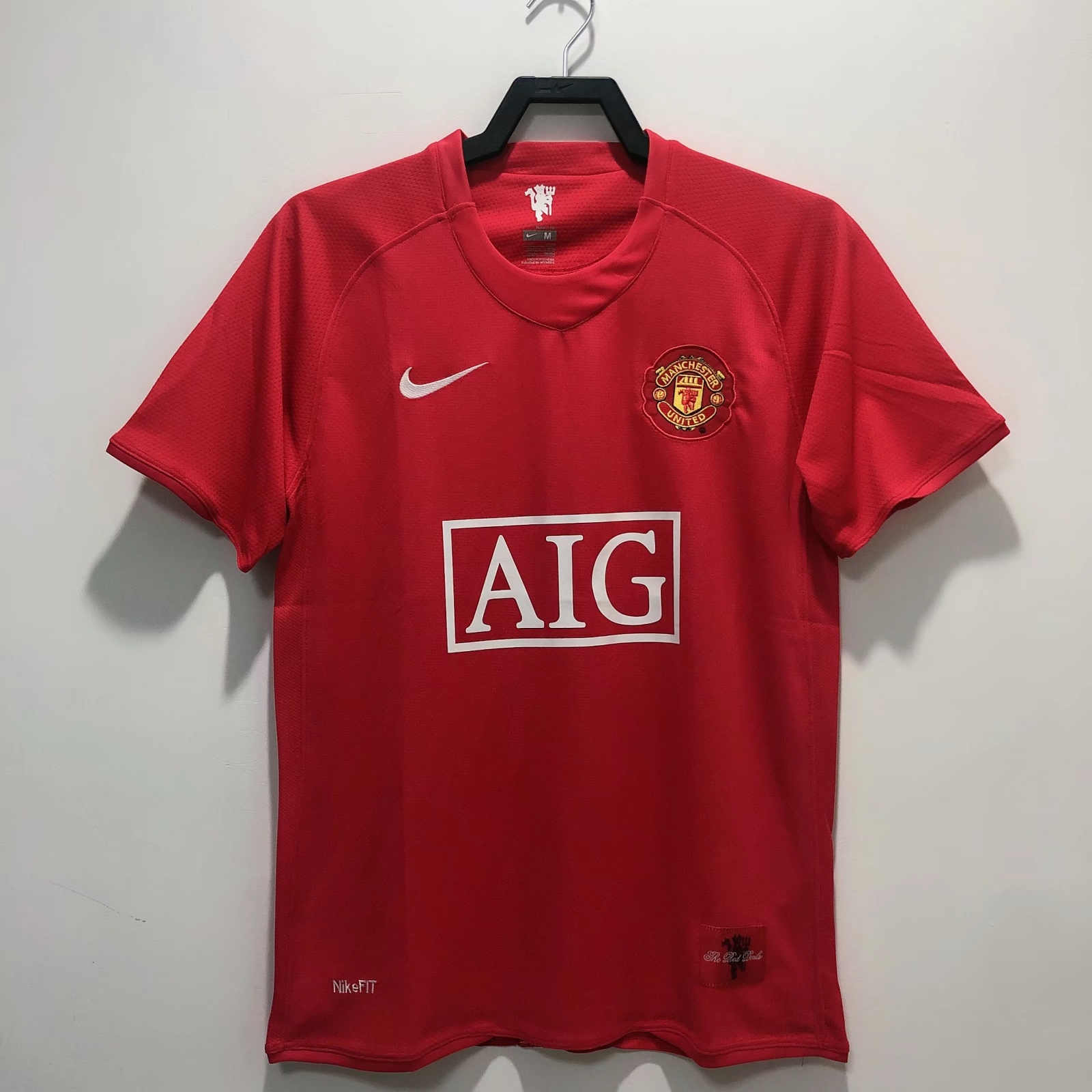 07/08 Retro Manchester United Home League Edition Football Jersey 1:1 Thai Quality