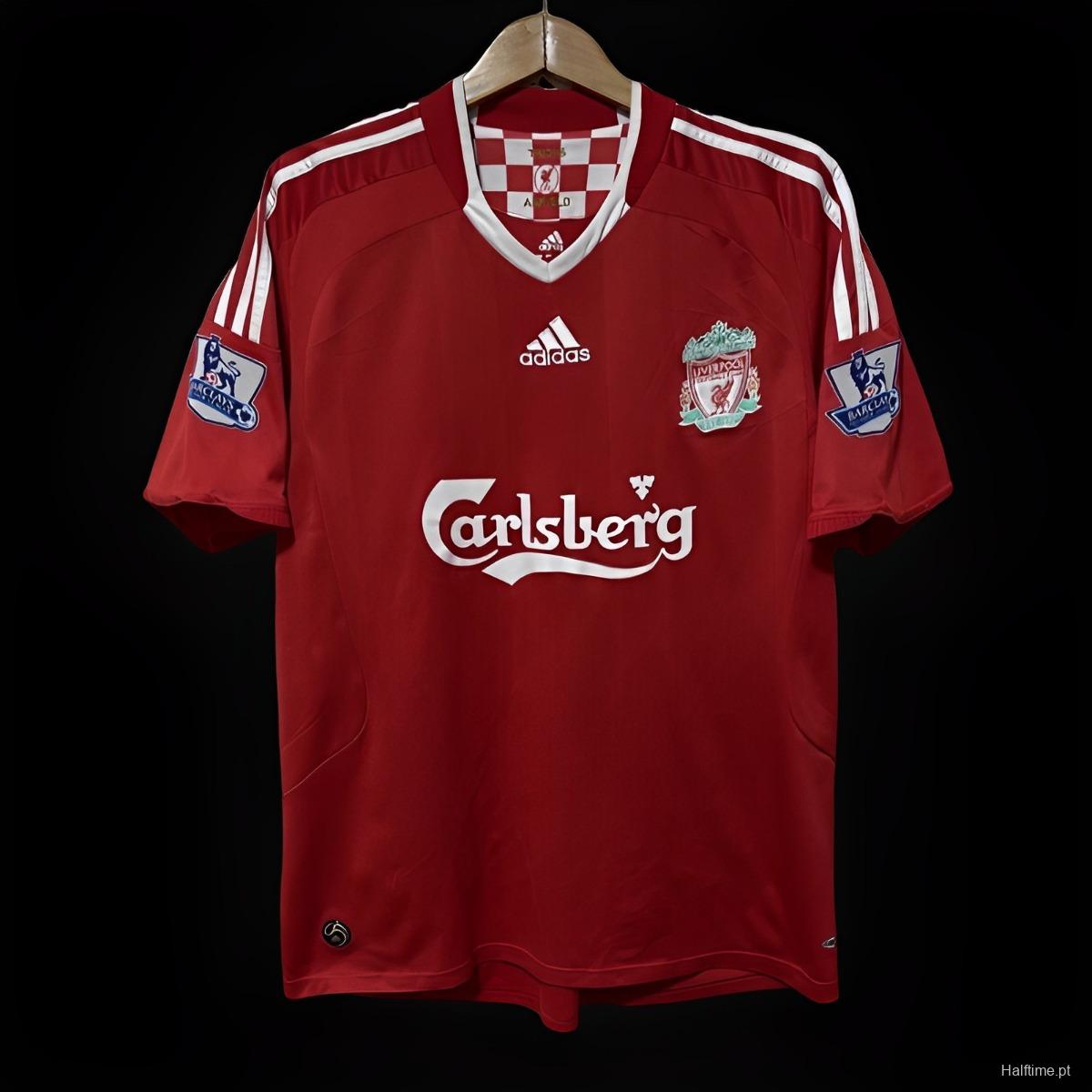 09/10 Retro LFC Home Football Shirt 1:1 Thai Quality