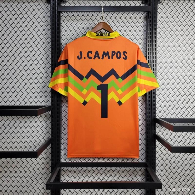 1994 Retro Mexico Jorge Campos Home Green Goalkeeper