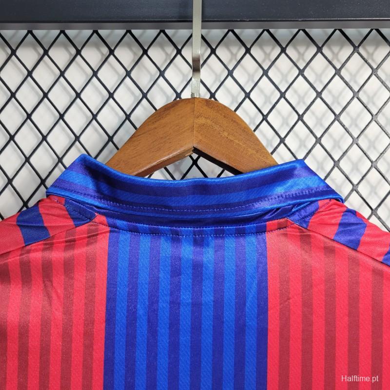 91/92 Retro Barcelona Home Football Shirt 1:1 Thai Quality