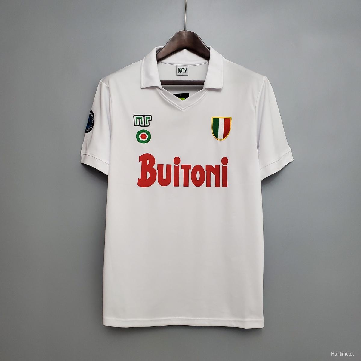 Retro Napoli 87/88 away Soccer Jersey 1:1 Thai Quality
