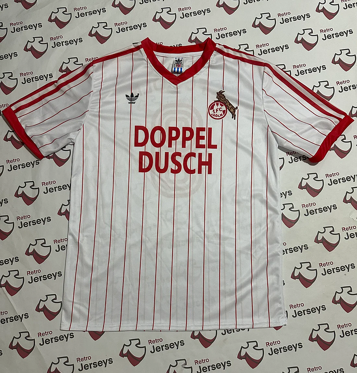 82/83 FC Köln Retro Home Football Jersey