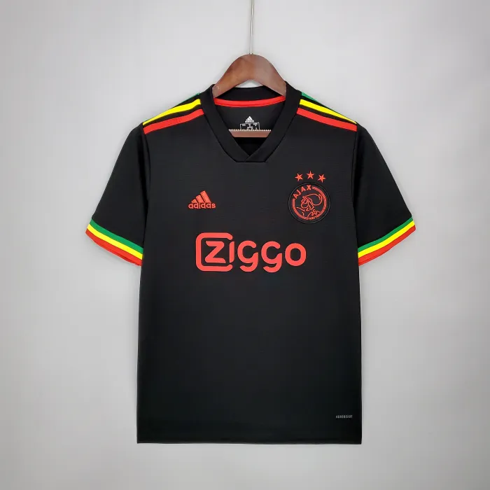 Retro Ajax Third Jersey 21/22 Football Kit Bob Marley 1:1 Thai Quality
