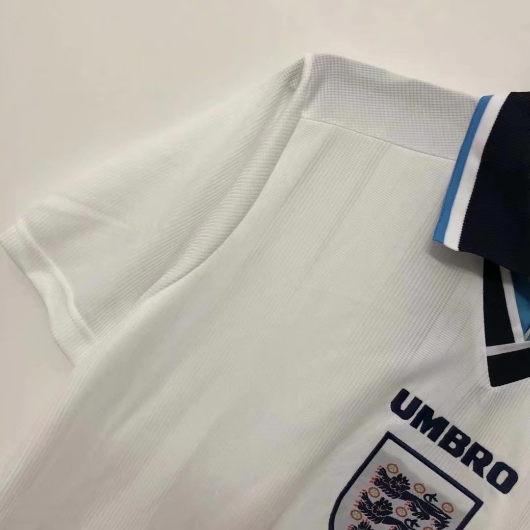 1996 Retro England Home Football Jersey 1:1 Thai Quality