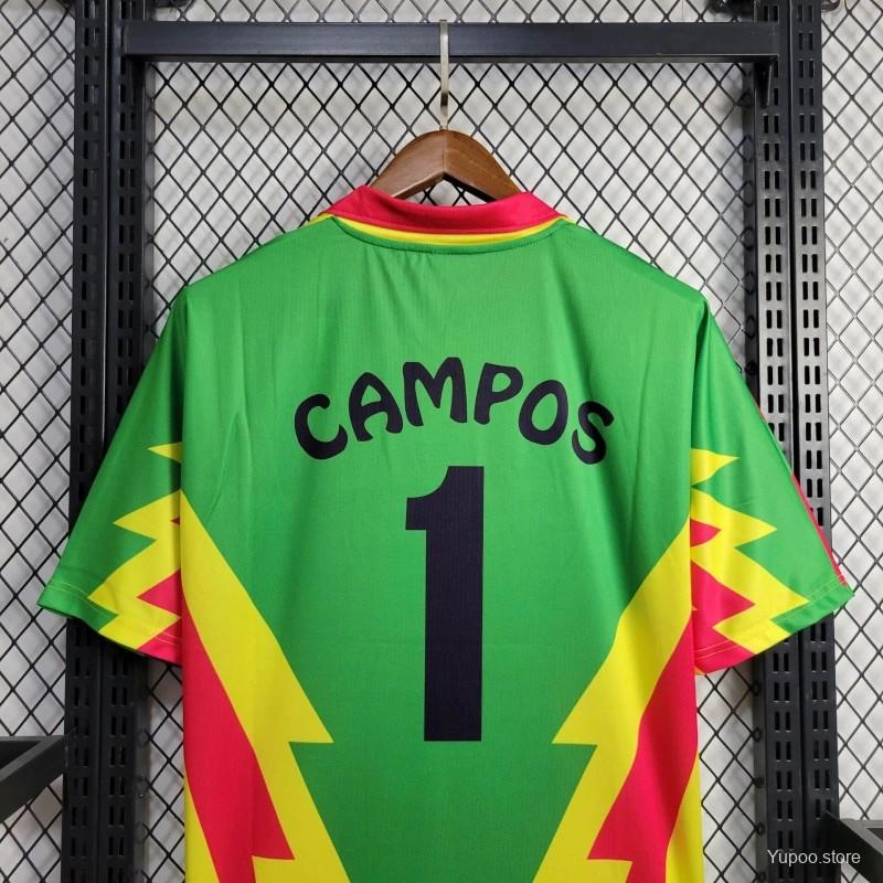 1998 Retro Mexico CAMPOS 1 WORLD CUP HOME Jersey