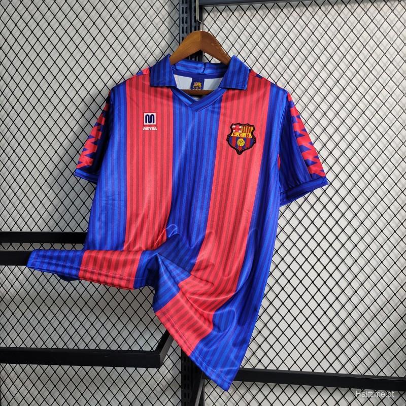 91/92 Retro Barcelona Home Football Shirt 1:1 Thai Quality