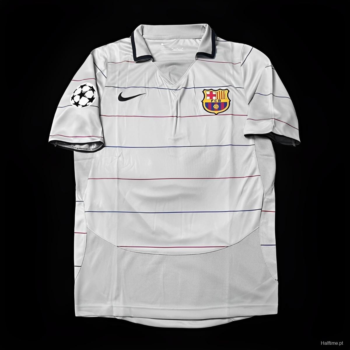 03/04 Retro Barcelona Away Football Shirt 1:1 Thai Quality