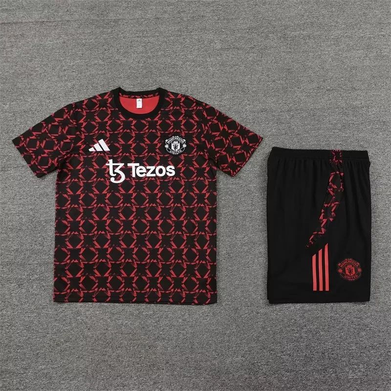 2024/2025 Man Utd Training Wear Suit Shirt 1:1 Thai Quality