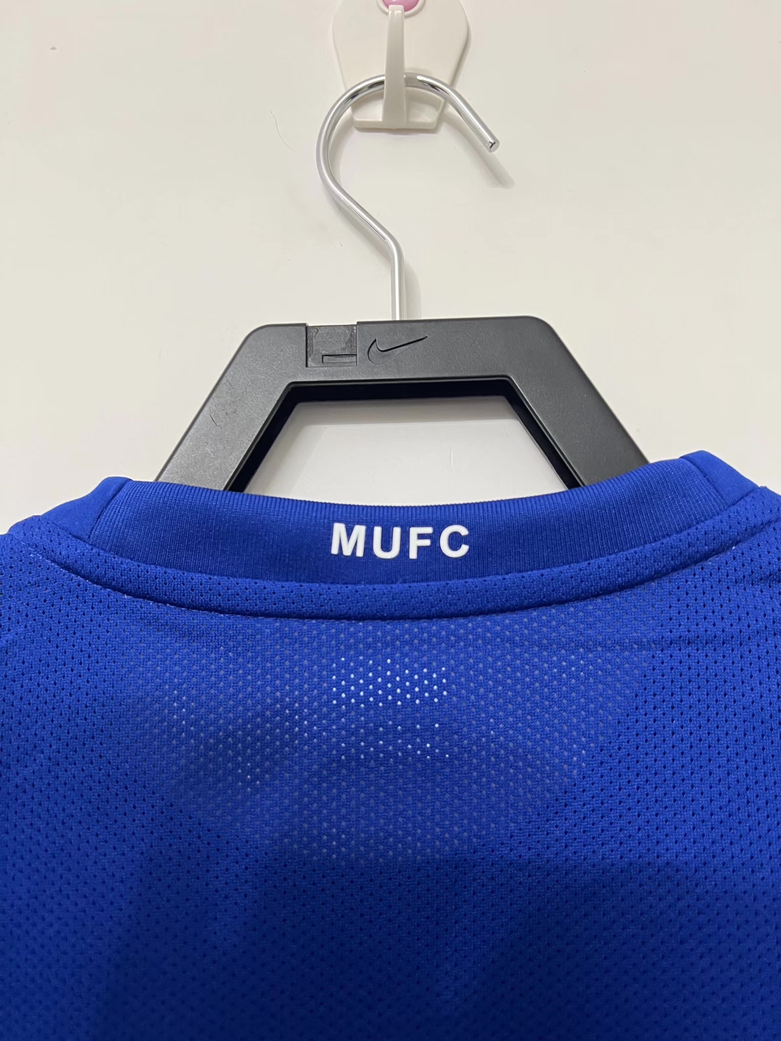08/09 Retro Manchester United second away blue football jersey 1:1 Thai quality