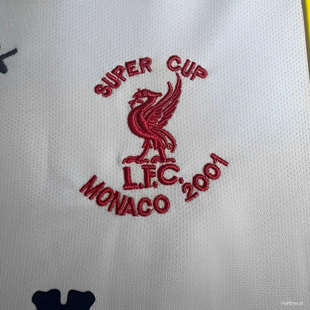 01/02 Retro LFC Away Football Shirt 1:1 Thai Quality