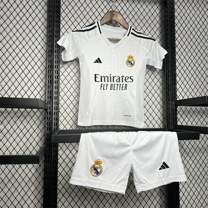 2024/2025 Real Madrid Home Football Shirt 1:1 Thai Quality Kids Size