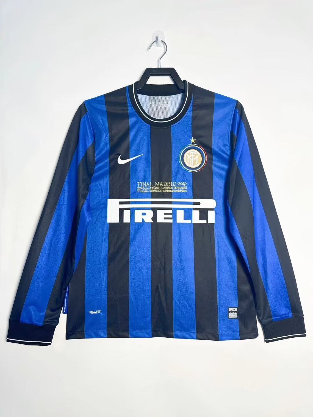 2010 Retro Inter Milan Home Long Sleeve Football Jersey 1:1 Thailand Quality