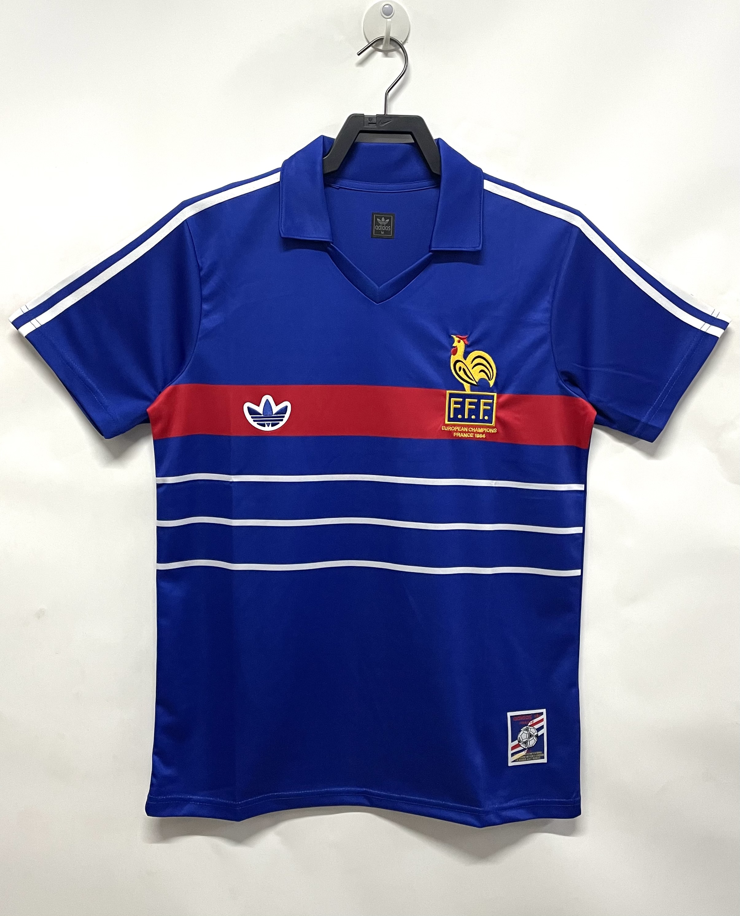 1984 Retro France Home Football Jersey 1:1 Thai Quality