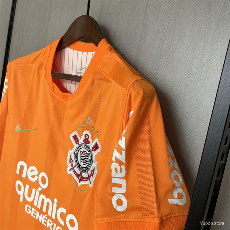 2010 Retro Corinthians Goalkeeper Orange Jersey 1:1 Thai Quality