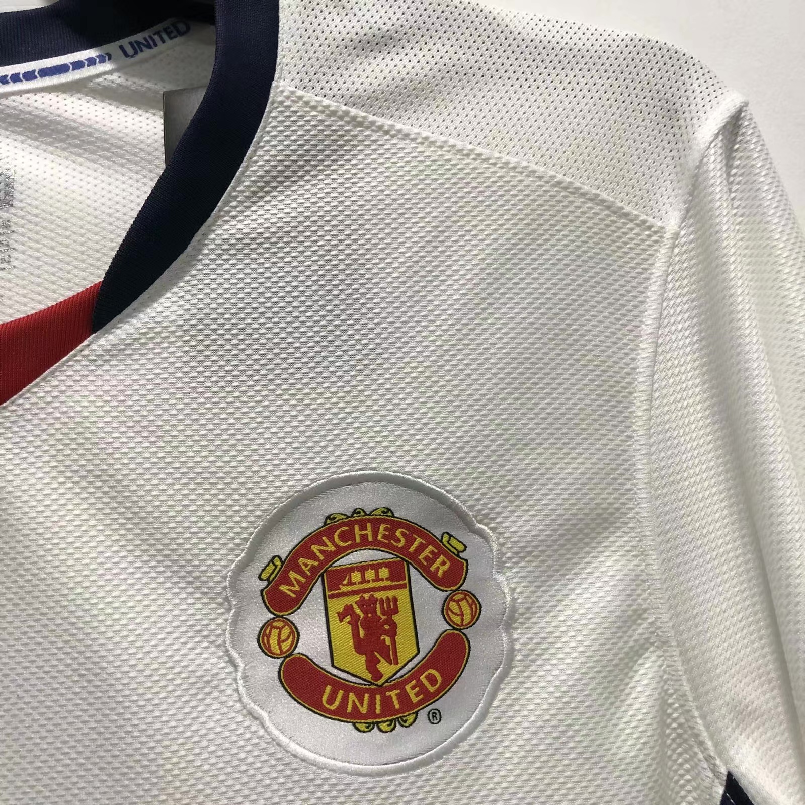 2008-2009 Retro Long Sleeve Manchester United Away League Edition 1:1 Thailand Quality