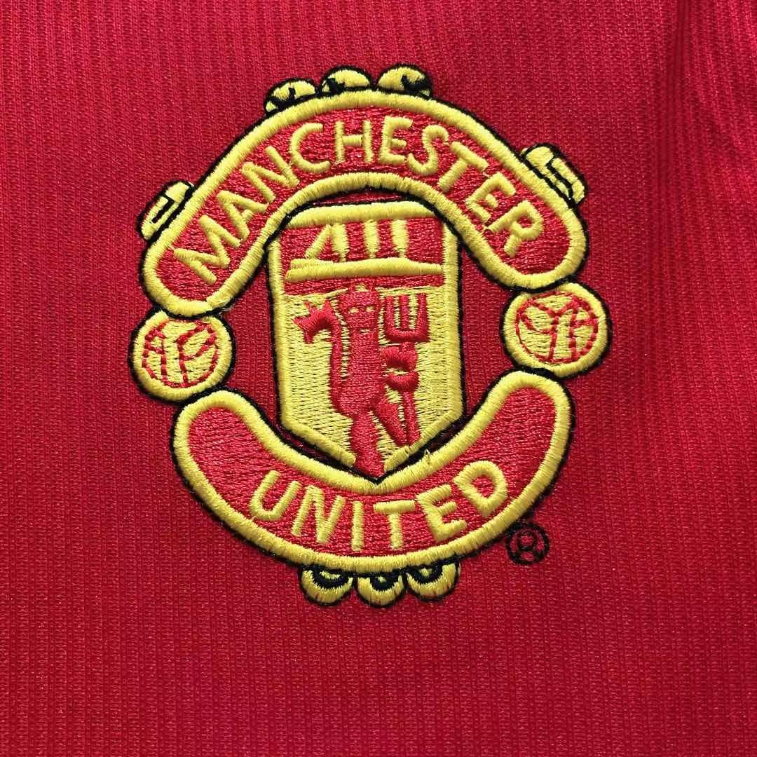 1998-99 Retro Manchester United Home Football Jersey 1:1 Thai Quality