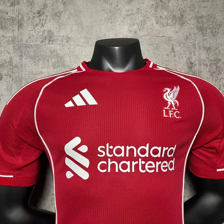 player version 25/26 LFC Home Football Jersey 1:1 Thai Quality