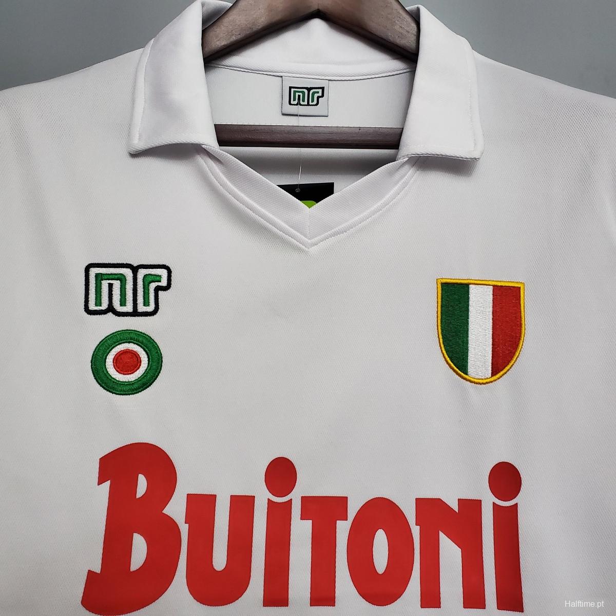 Retro Napoli 87/88 away Soccer Jersey 1:1 Thai Quality