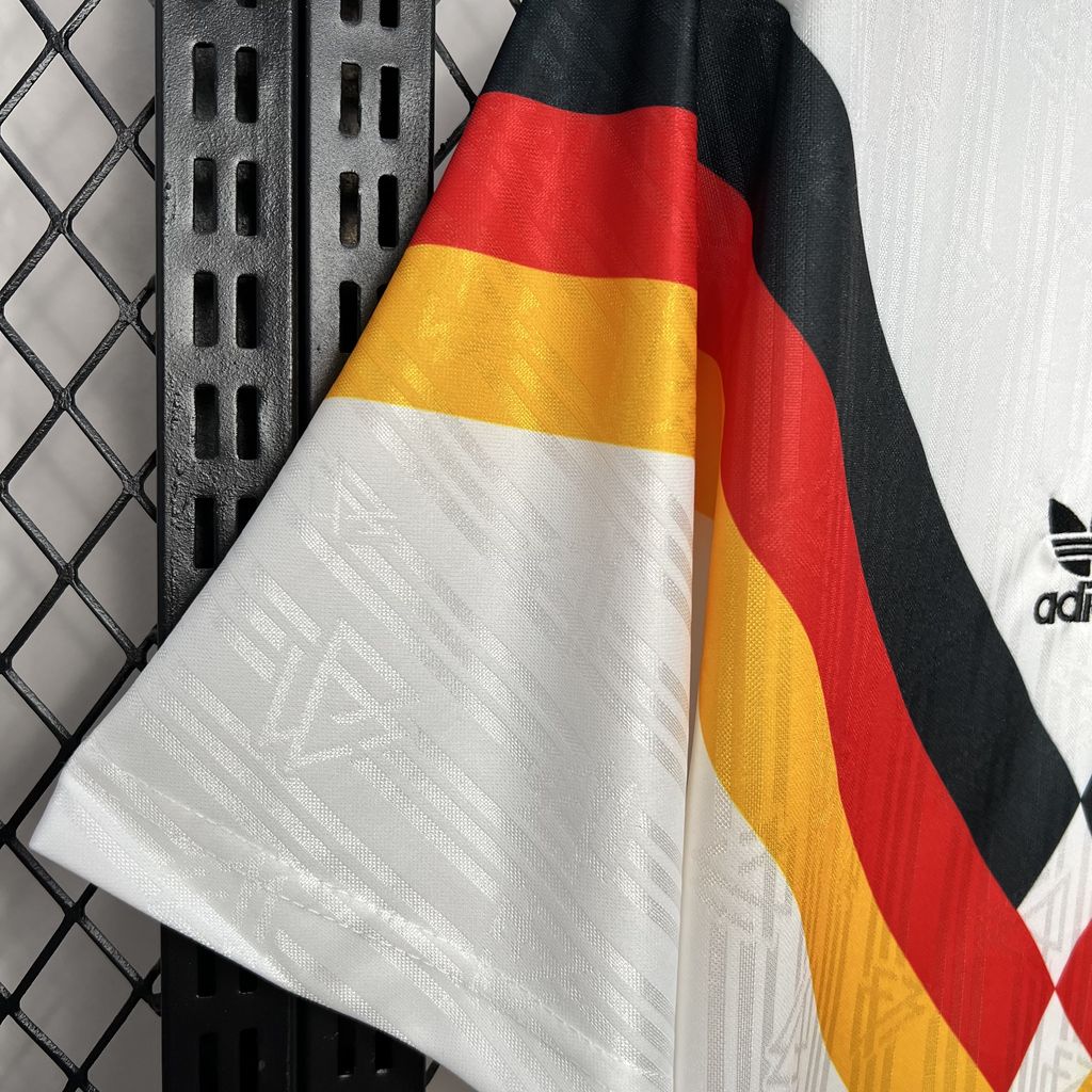 1990 Retro Germany Home Soccer Jersey