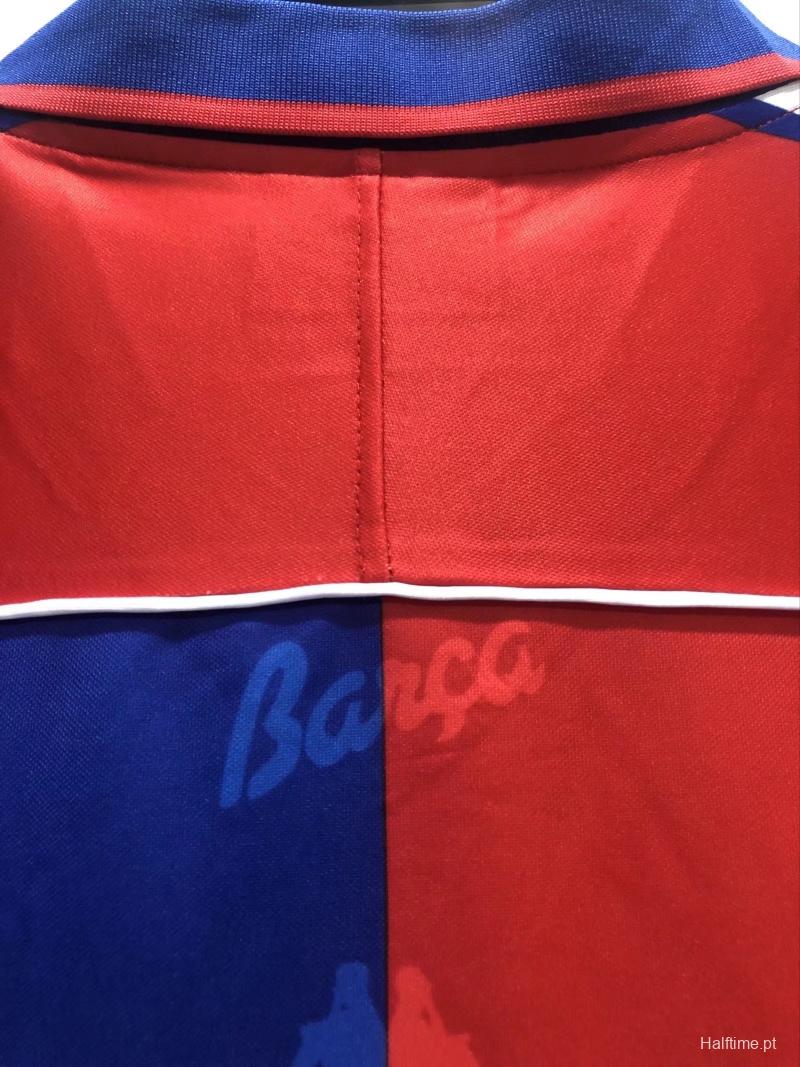 92/95 Retro Barcelona Home Football Shirt 1:1 Thai Quality