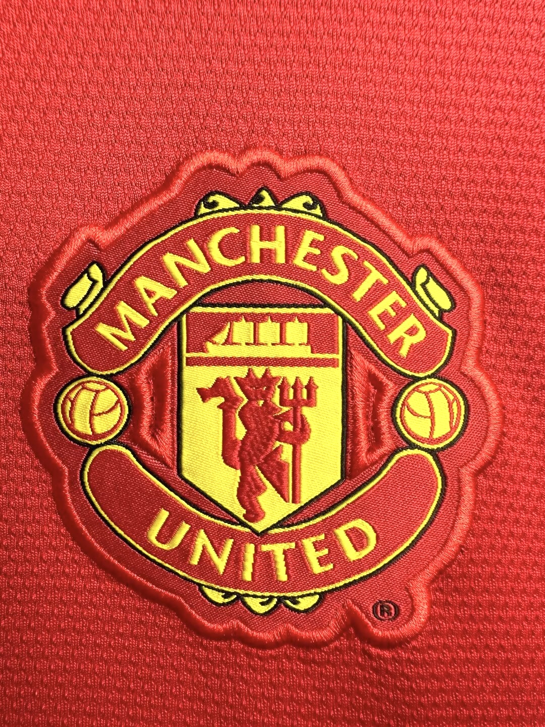 2013-14 Retro Manchester United Home Long Sleeve Football Jersey 1:1 Thai Quality